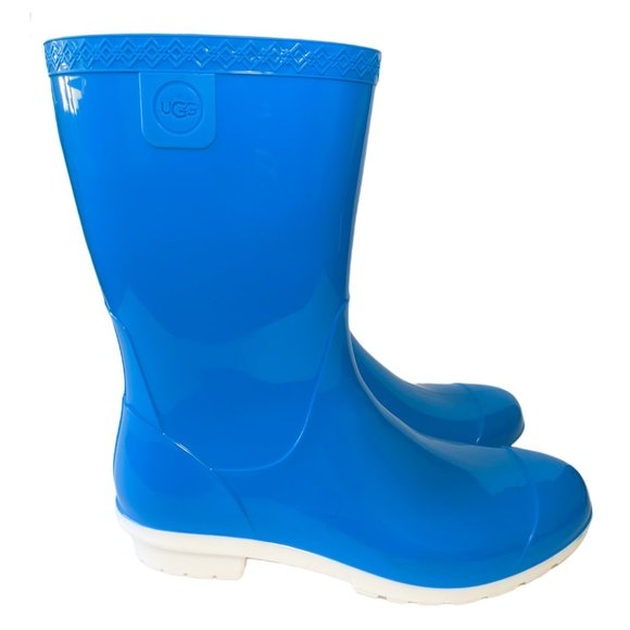 UGG Australia Sienna Rain Rubber Boots 8 Worn 2 Xs - Picture 3 of 12